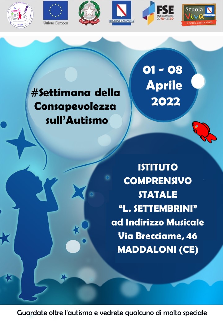 SETTIMANA DELLA CONSAPEVOLEZZA DELL'AUTISMO